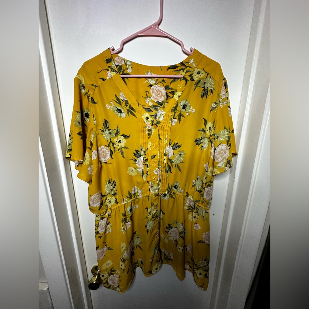 Yellow dress shirt